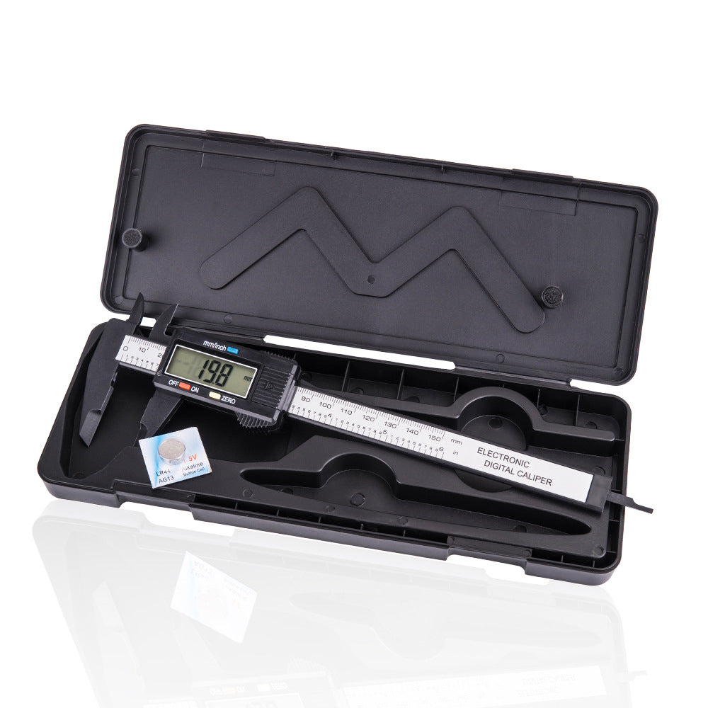 ZTTO 0-150mm Digital Vernier with LCD Screen Plastic Digital Caliper Measuring Tool ZTTO 0-150mm Digital Vernier with LCD Screen Plastic Digital Caliper Measuring Tool
